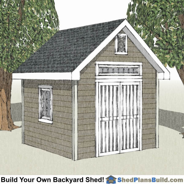 10x12 Garden Shed Plans
